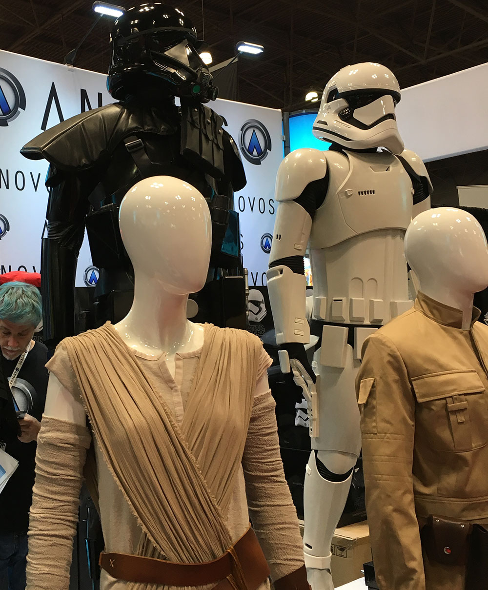 Costumes from Star Wars at Comicon New York