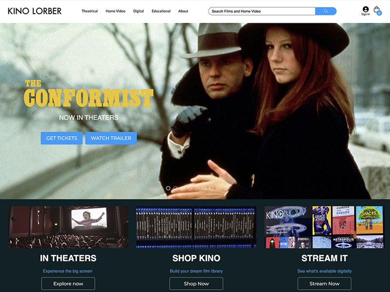 Kino Lorber Launches New Website for 2023